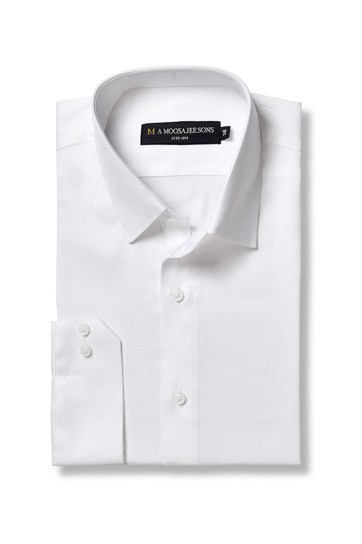 Ivory Daisy White Formal Shirt | Classic Men's Dress Shirt A Moosajee Sons Ivory Daisy White Formal Shirt | Classic Men's Dress Shirt A Moosajee Sons