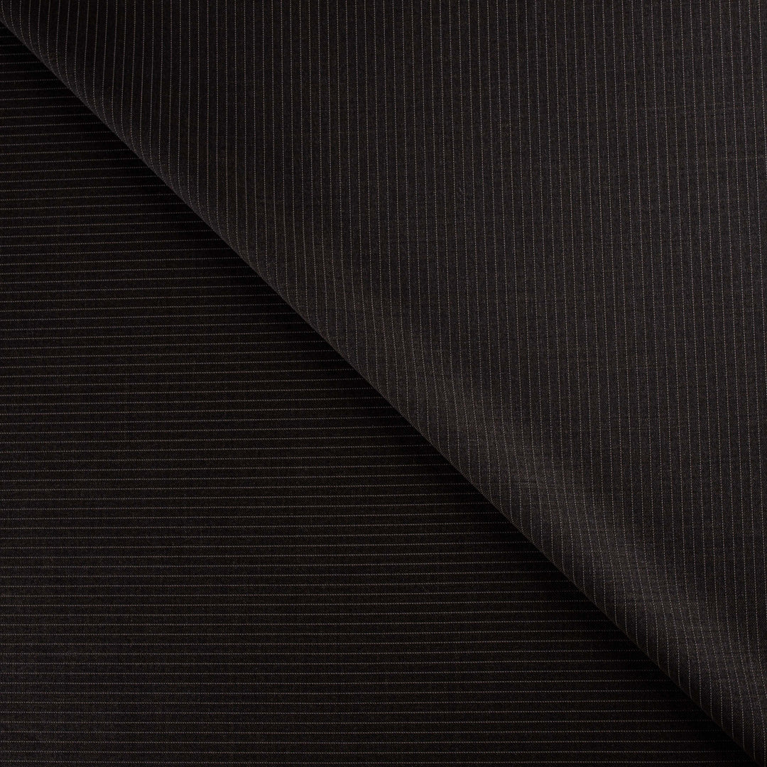 Premium Zenoni Stripe Woolen Fabric