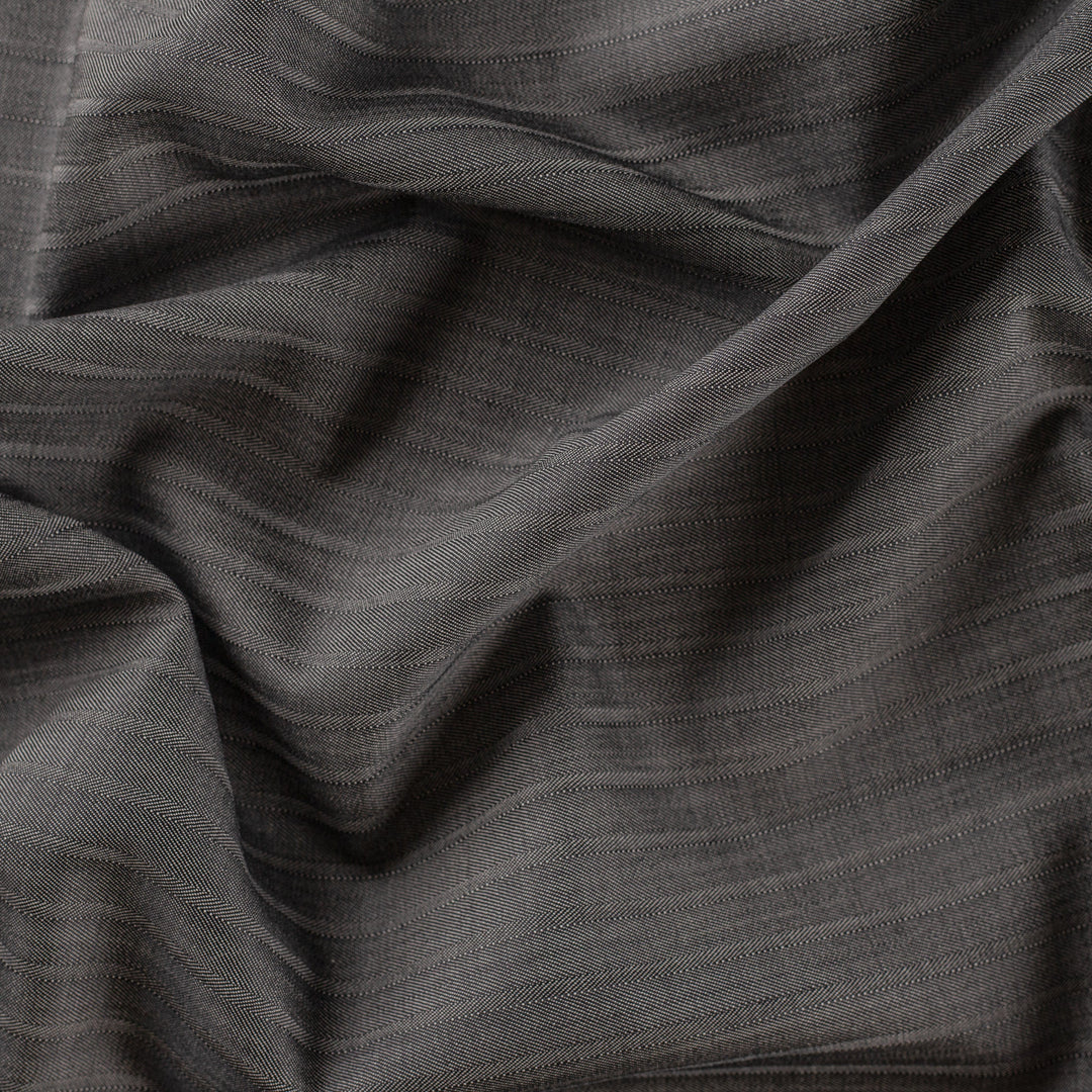 Italian Suiting Grey Kid Mohair Super 120