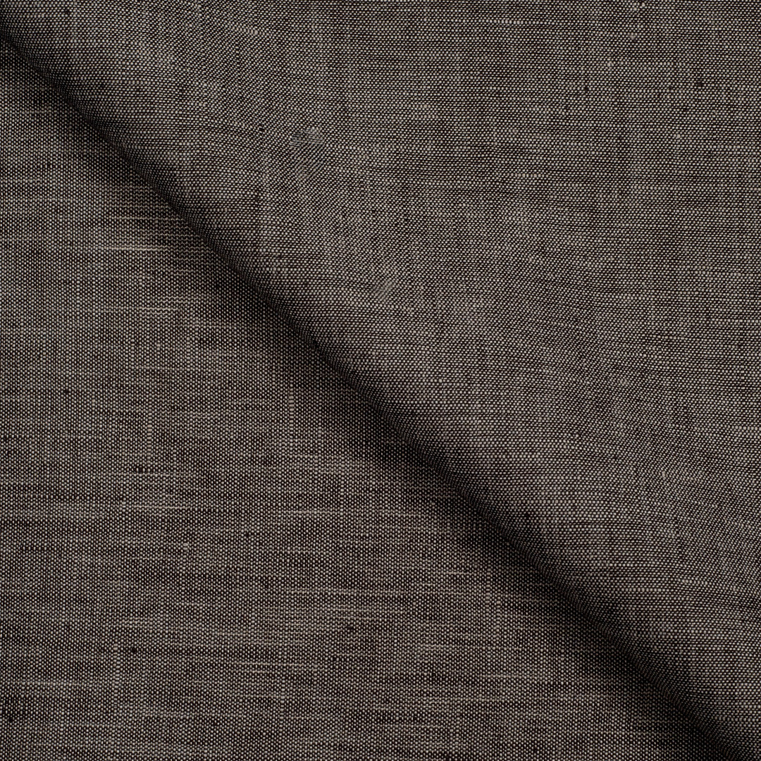 Mix Blended Shirting Linen Grey Fabric
