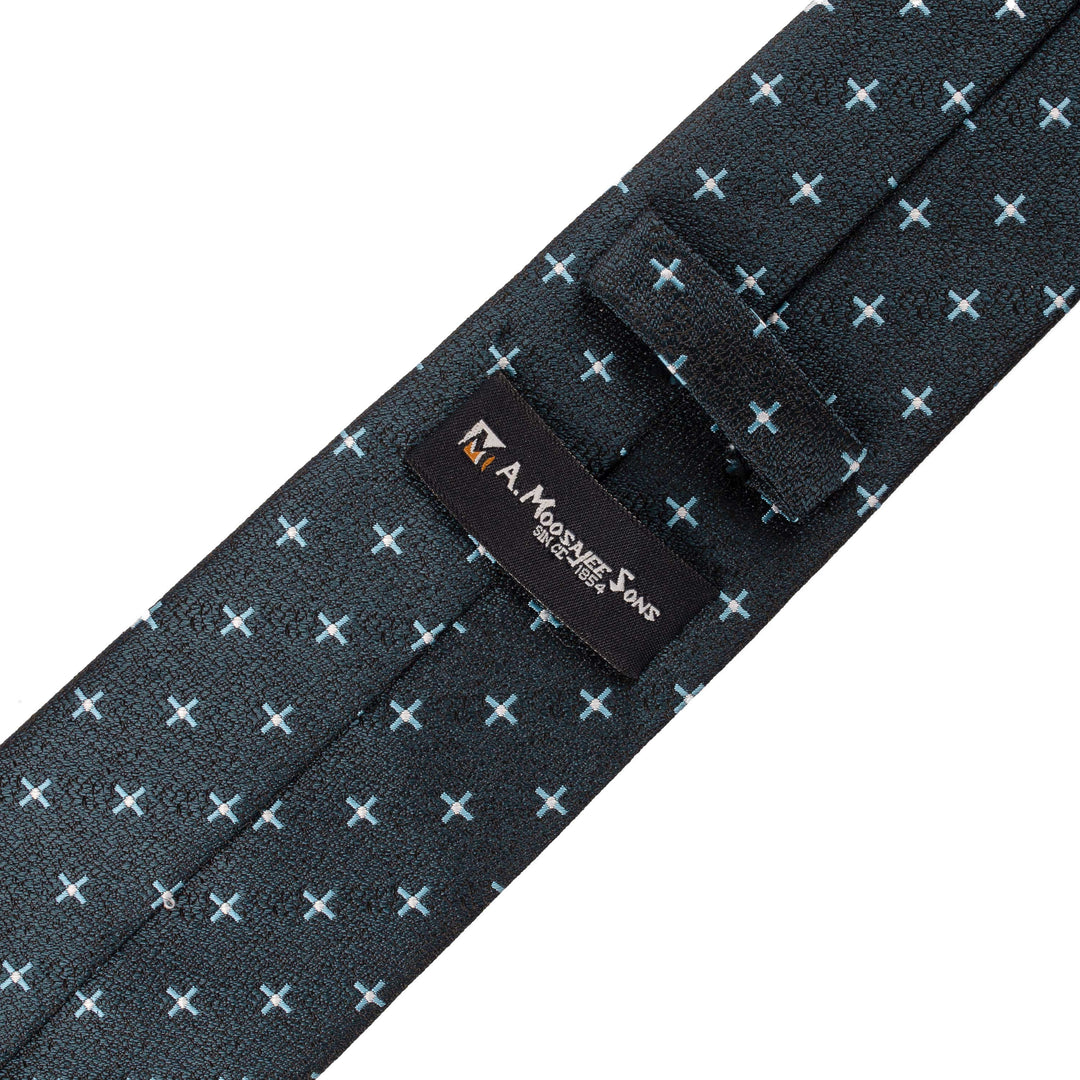 Binary Dark Blue Tie