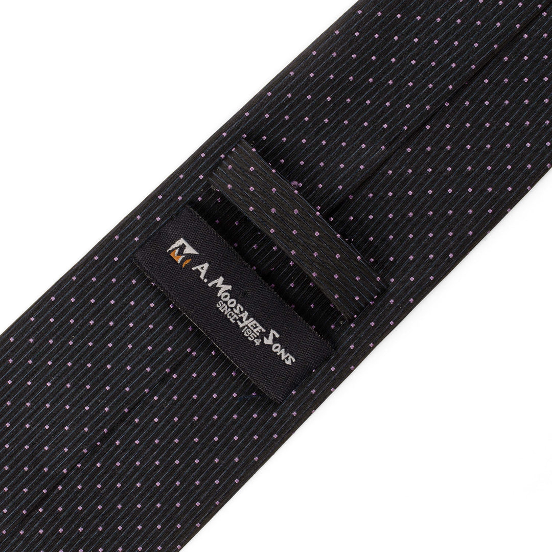 Dotted Black Tie
