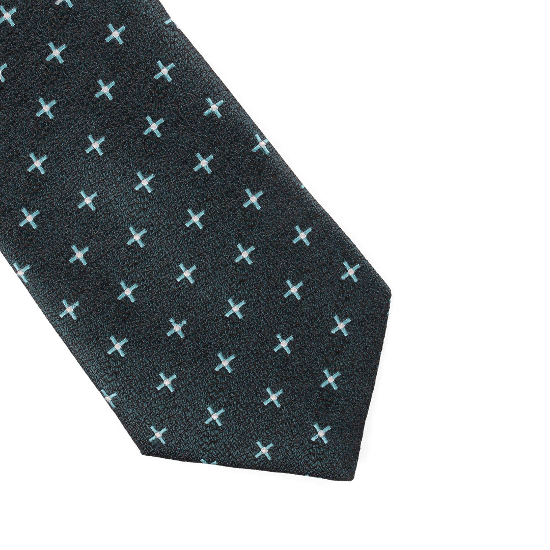 Binary Dark Blue Tie