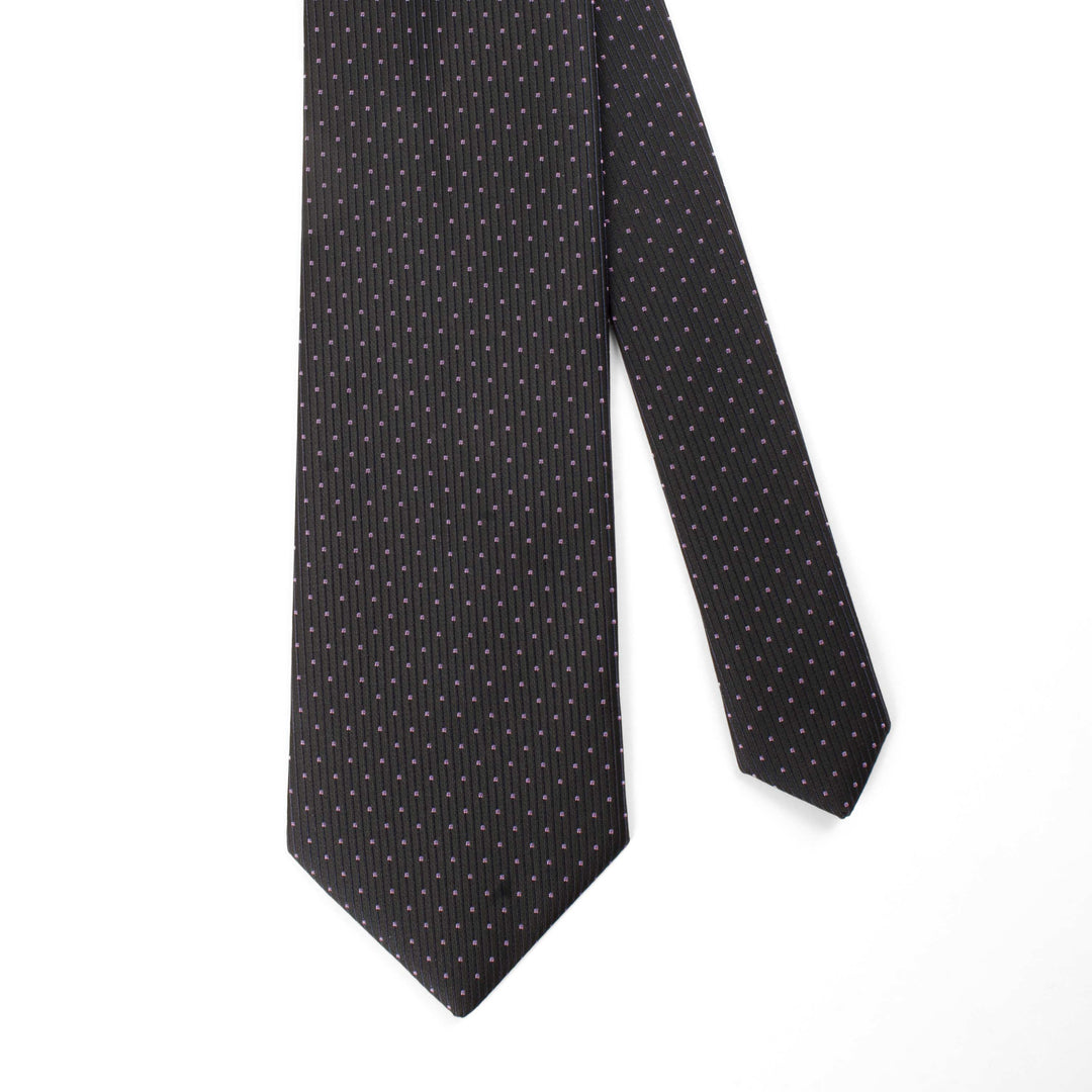 Dotted Black Tie