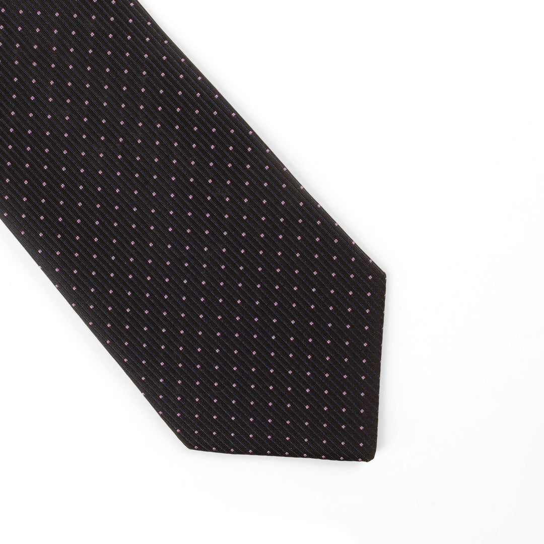 Dotted Black Tie