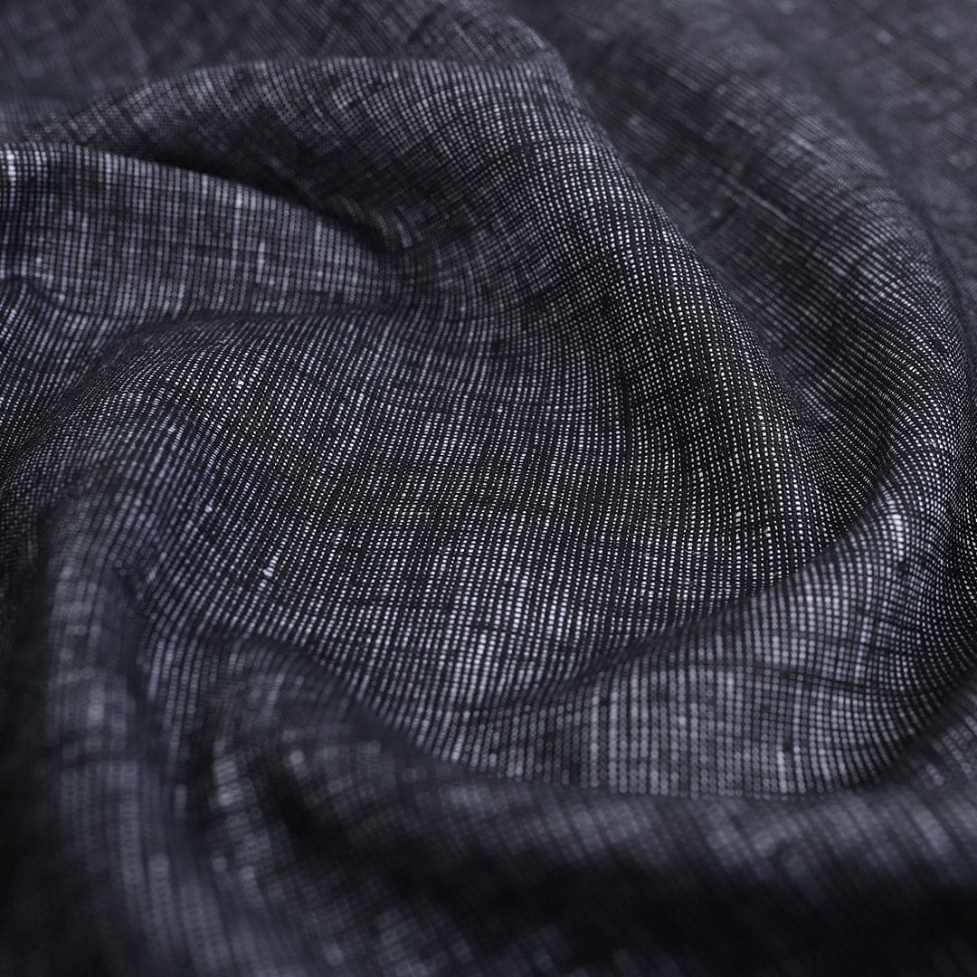Linen Charcoal Textured