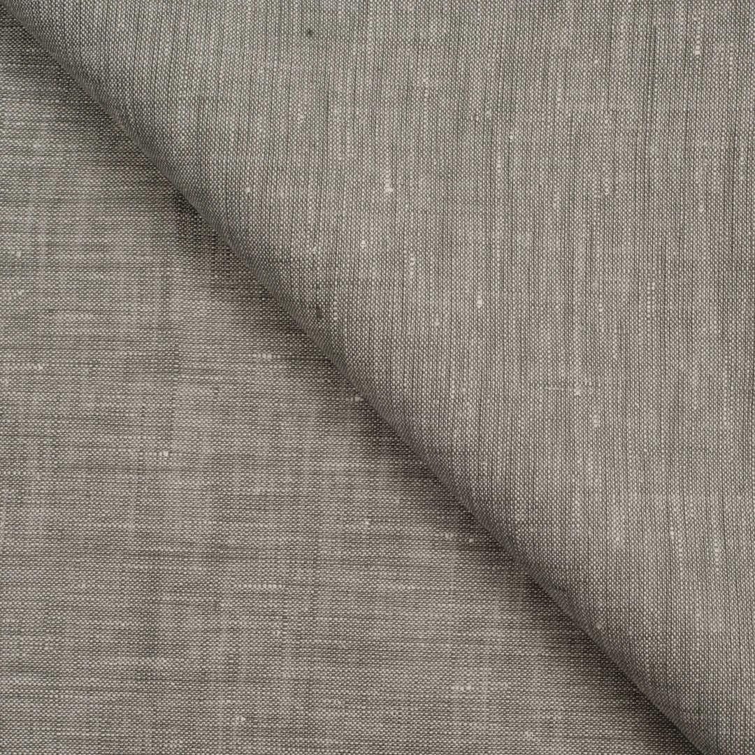 Mix Blended Shirting Linen Grey-Light Fabric