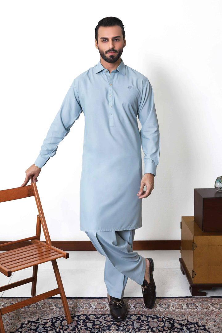 Shajar Green Kameez Shalwar