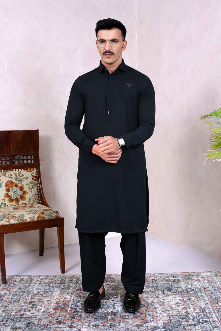 Sard-Daar Navy Kameez Shalwar