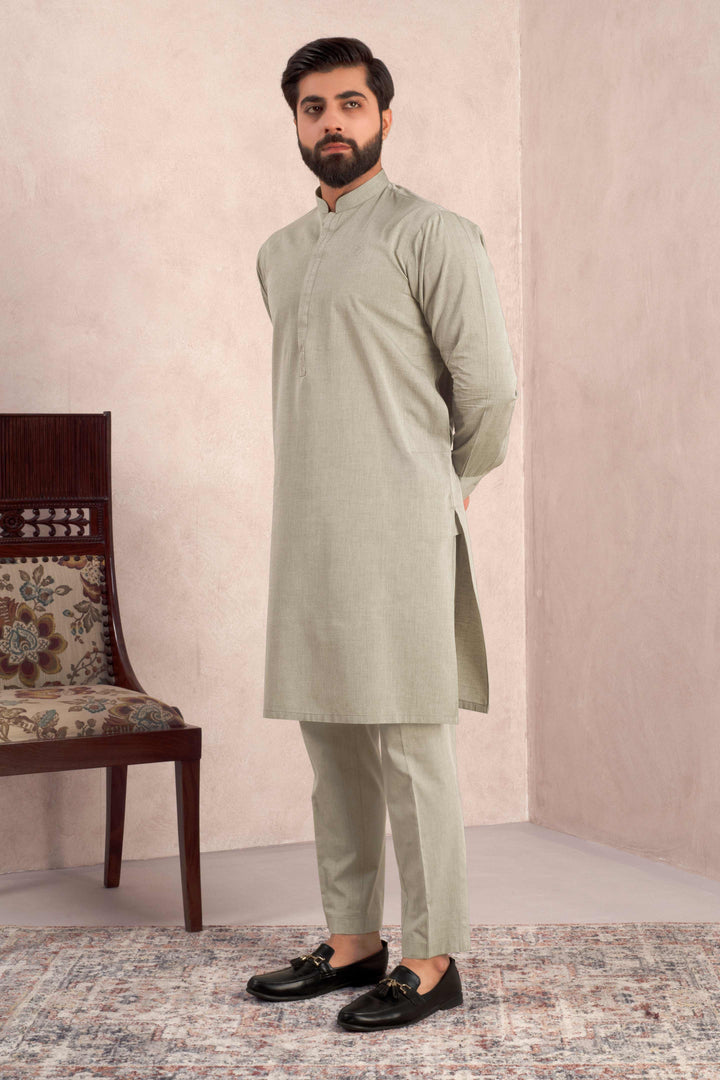 Bar-Aks Sage Green Kurta Pant