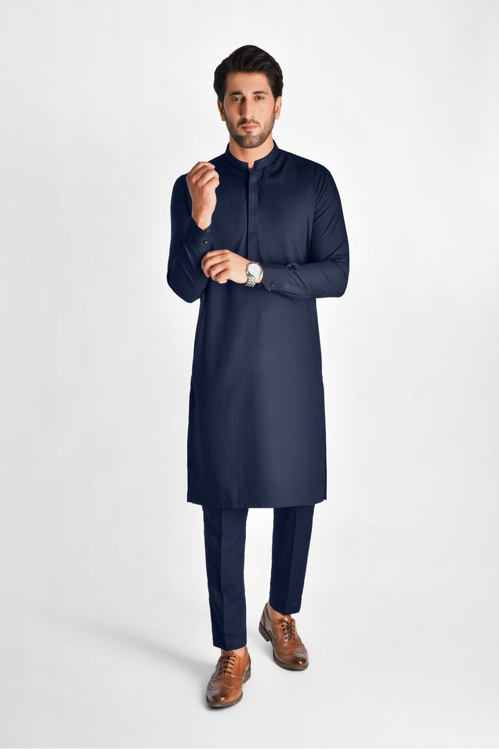 Tasawar Aquamarine Blue Kurta Pant