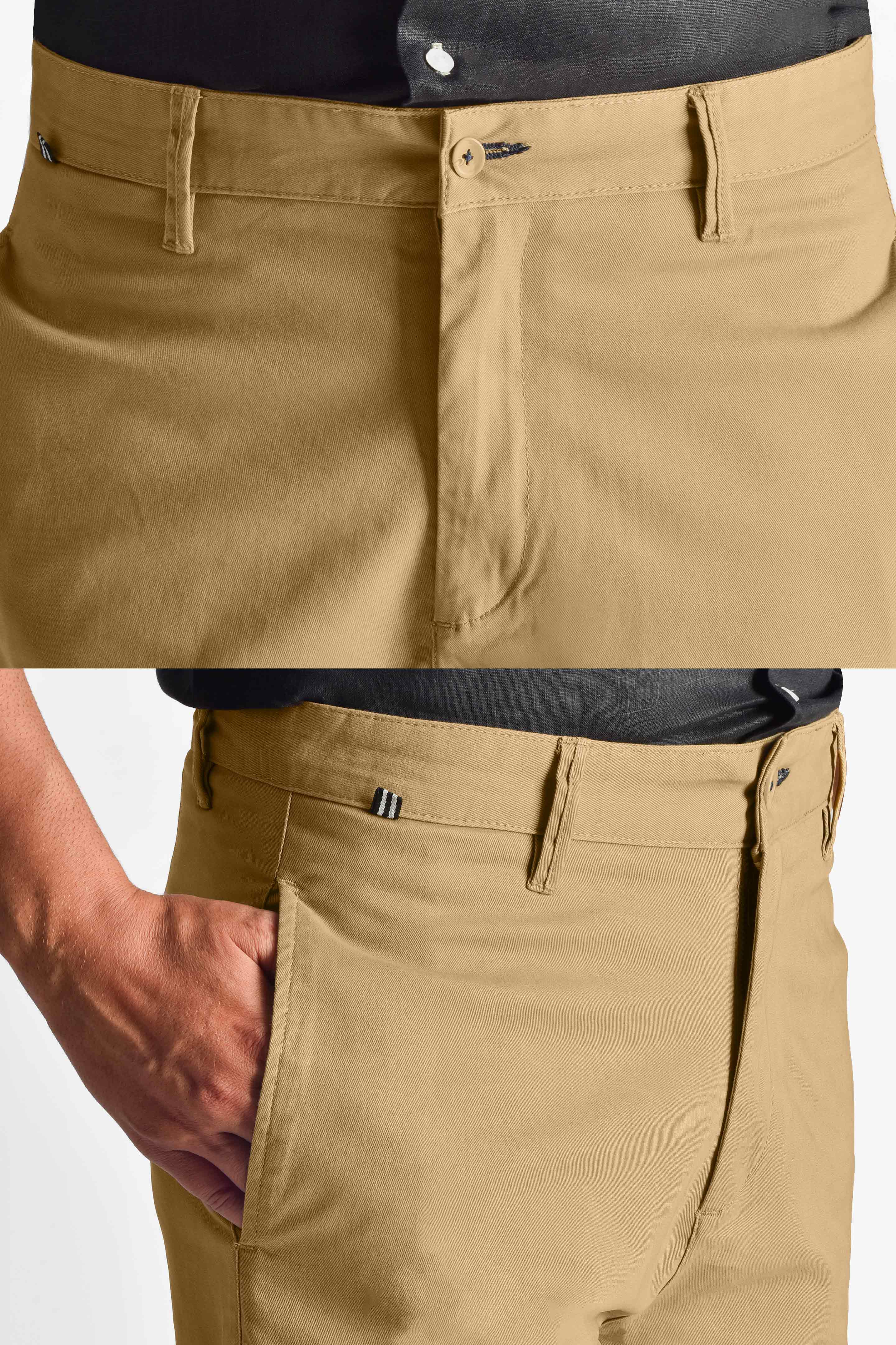 MAATEE&SONS Khaki+別注 Chino Trousers Classic Chino Khaki – A Moosajee Sons