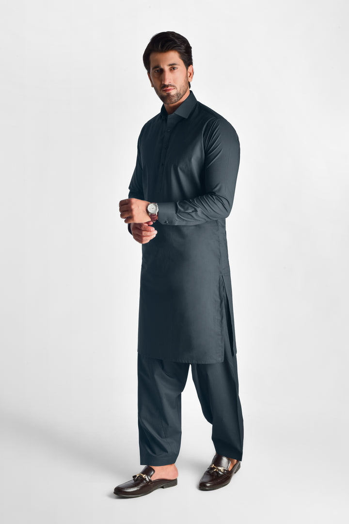 Ibtida Midnight Blue Kameez Shalwar