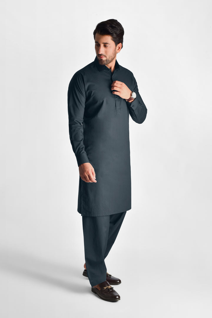 Ibtida Midnight Blue Kameez Shalwar