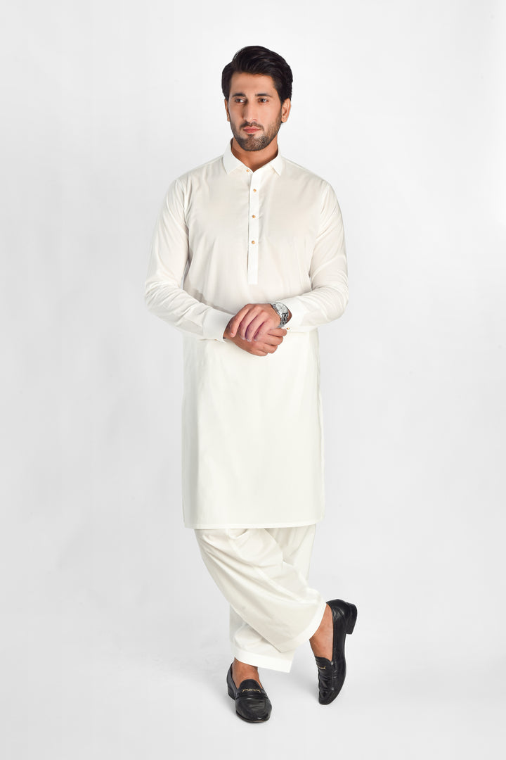 Ibtida Off White Kameez Shalwar