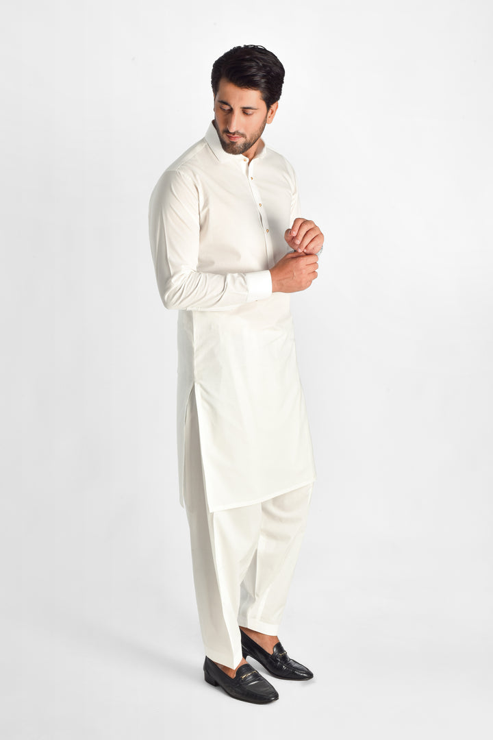 Ibtida Off White Kameez Shalwar