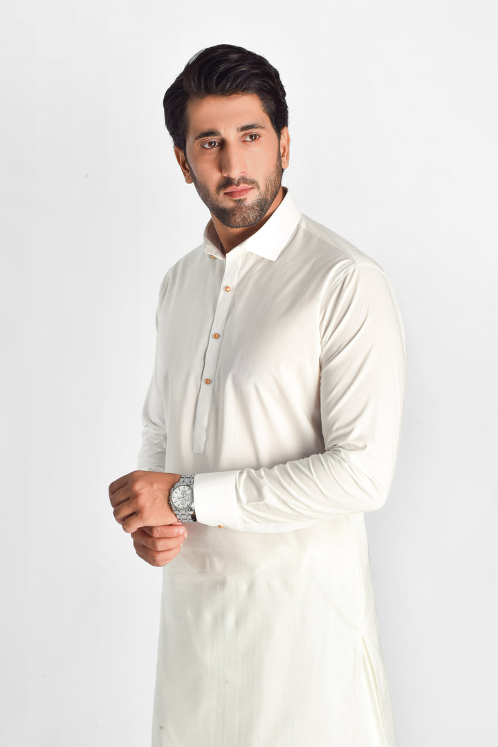 Ibtida Off White Kameez Shalwar