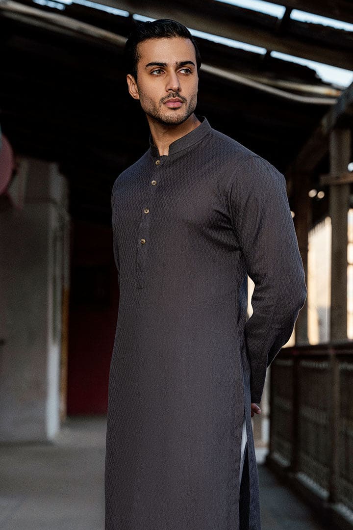 Loom Thunderstorm Grey Kurta