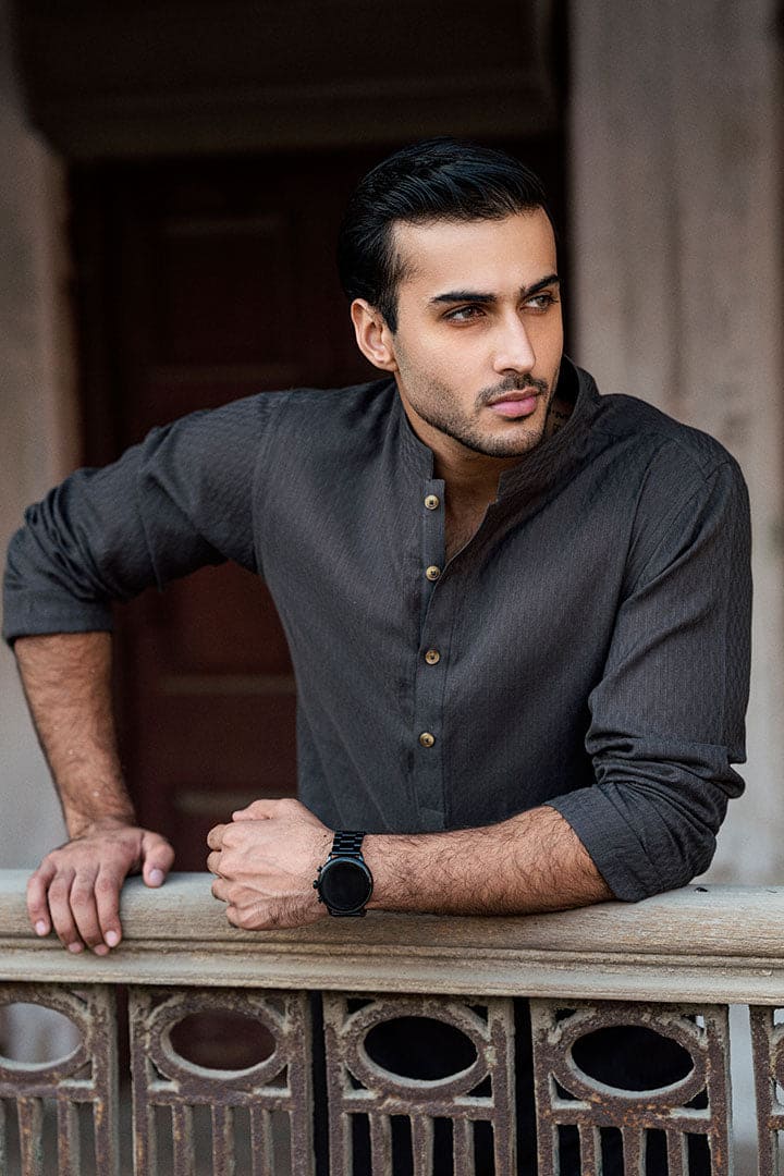 Loom Thunderstorm Grey Kurta