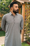 Soz Silver Grey Shalwar Kameez