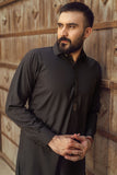 Saaz Dark Brown Shalwar Kameez