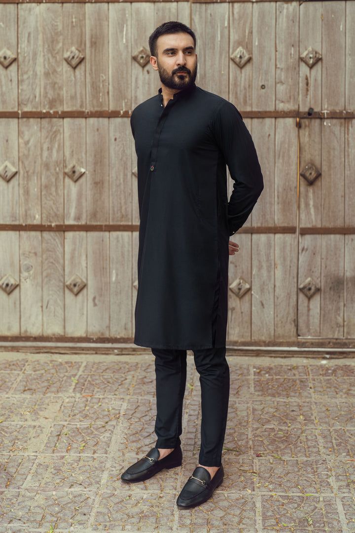 Imroz Black Kurta Pant