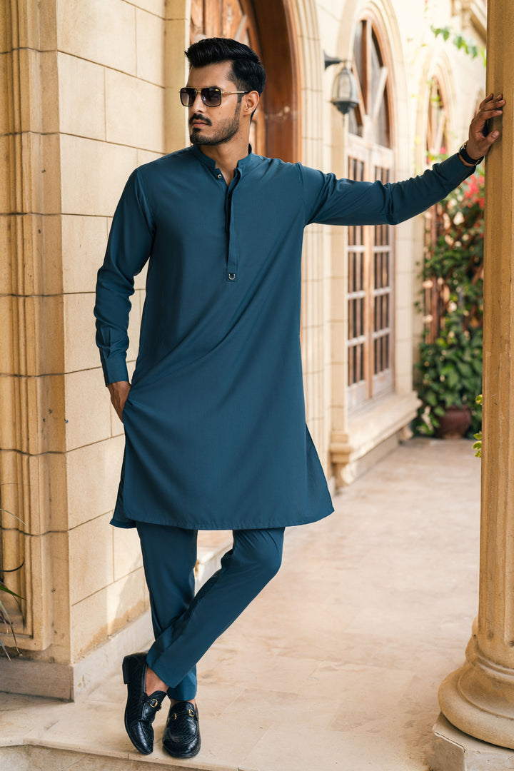 Imroz Teal Kurta Pant