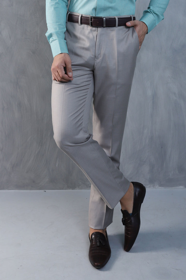 Formal Active Waist Light Brown Dress Pant