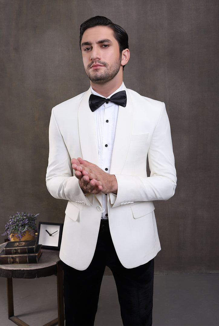 White Tuxedo 3pc suit