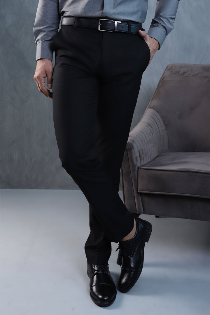 Formal Active Waist Black Dress Pant