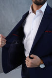 Dark Blue 2pc Suit