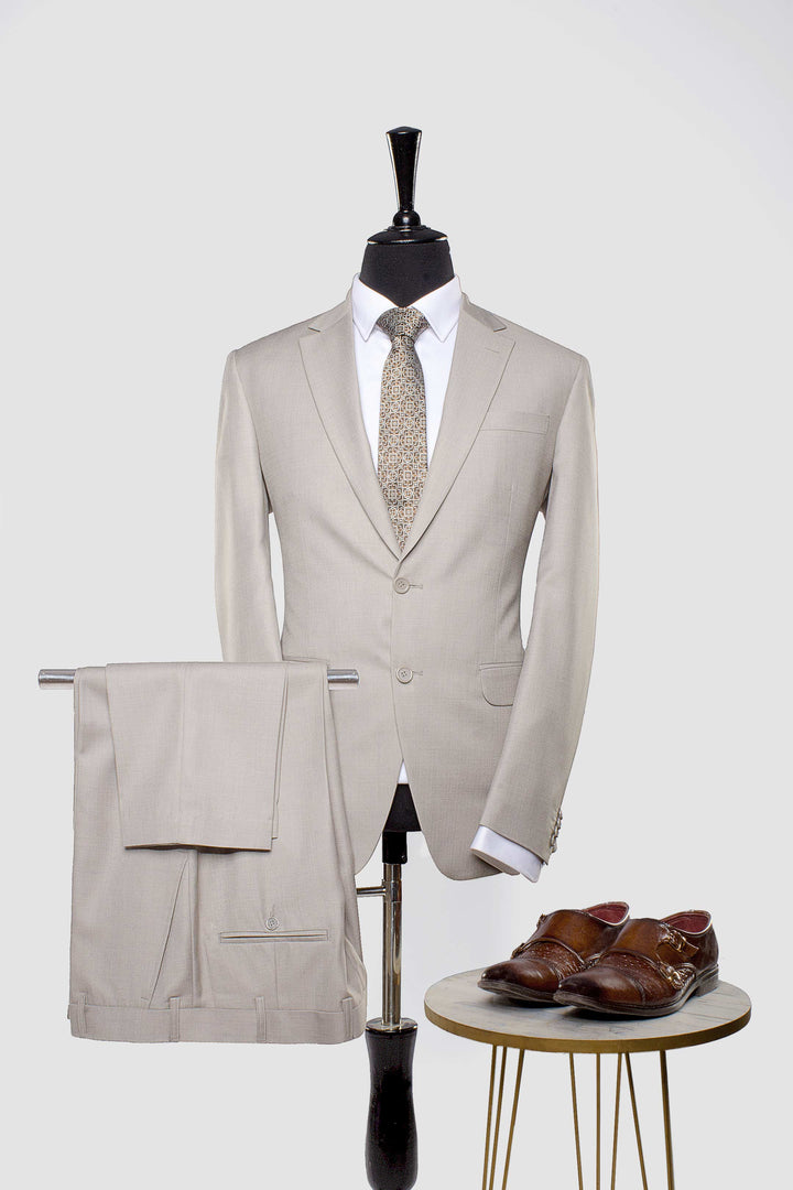 Light Brown 2pc Suit