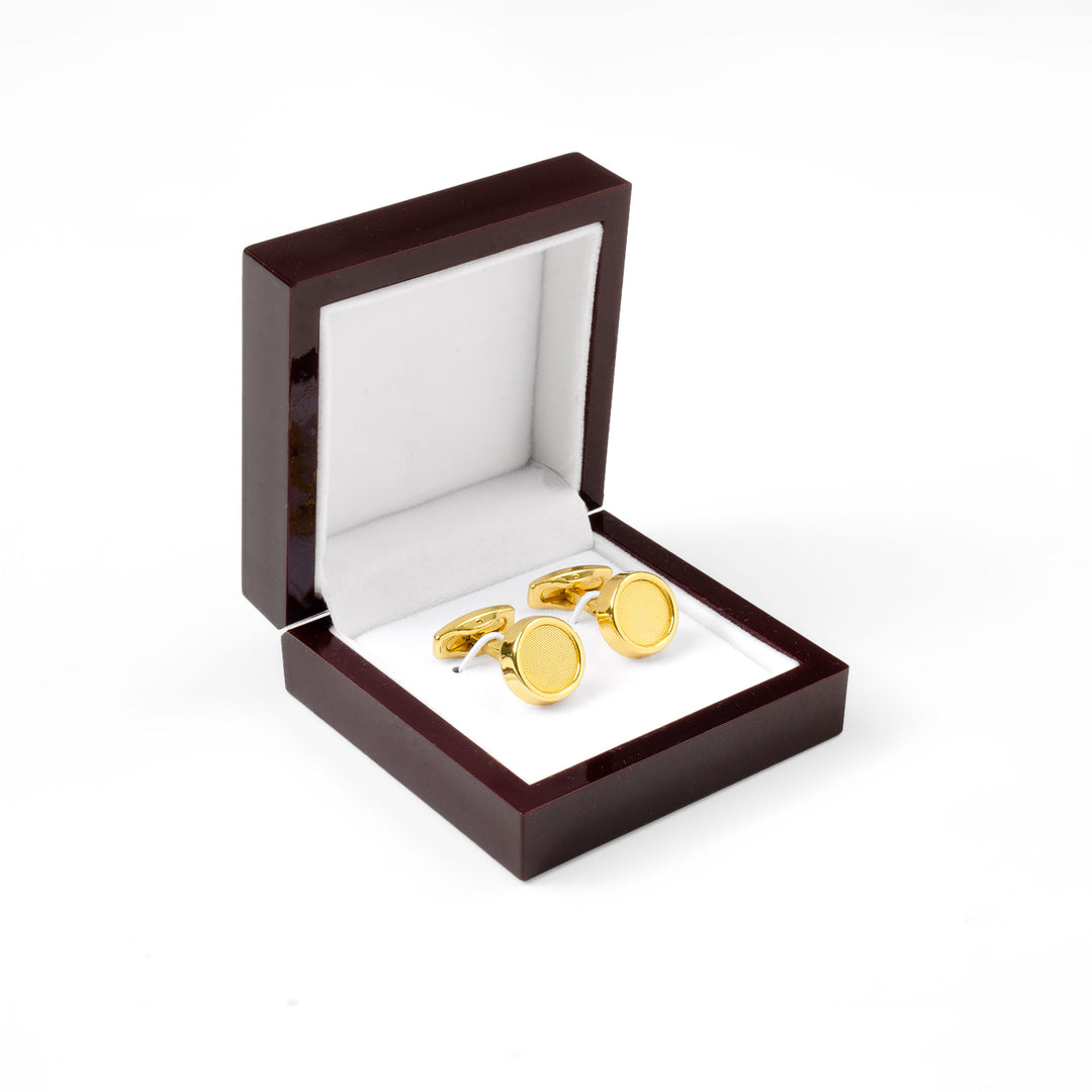 Classic Matt Gold Cufflinks