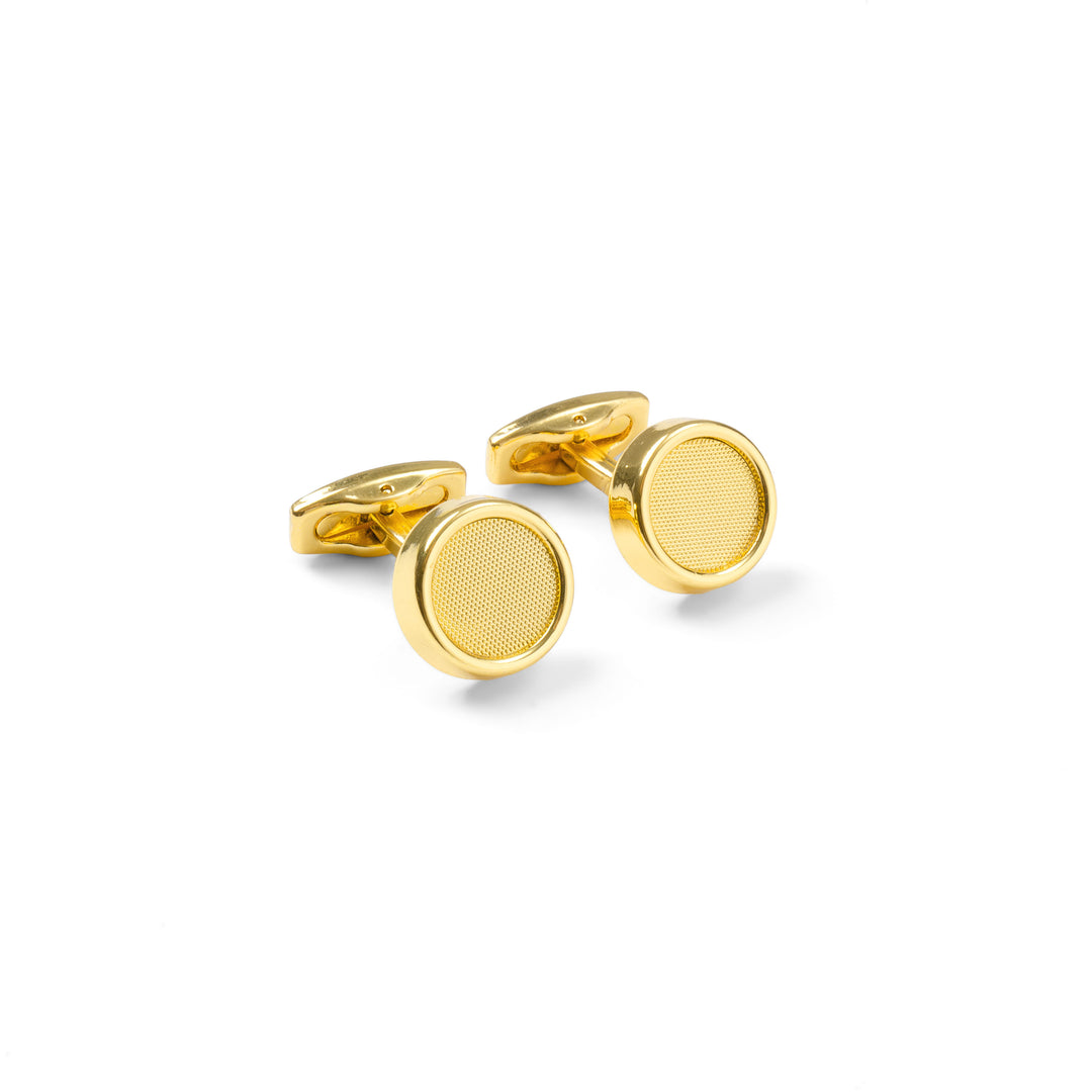 Classic Matt Gold Cufflinks