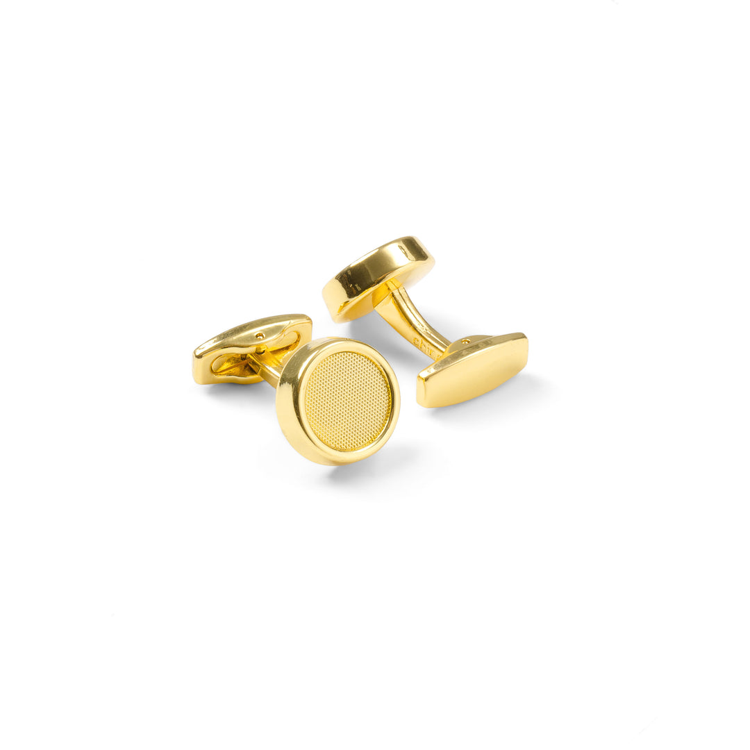 Classic Matt Gold Cufflinks