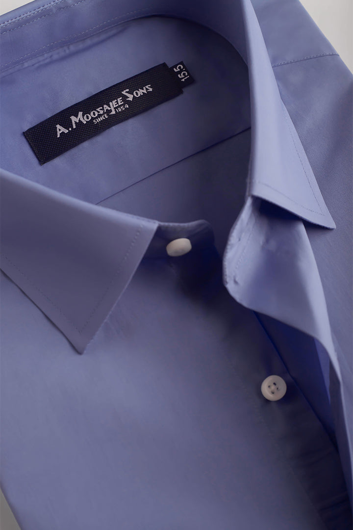 Powder Blue Premium Solid Cotton Shirt