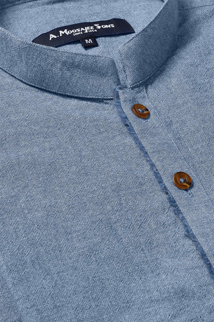 Zameen Khaddar Blue Kurta