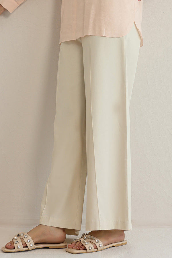 Light Beige Pintuck Bottom
