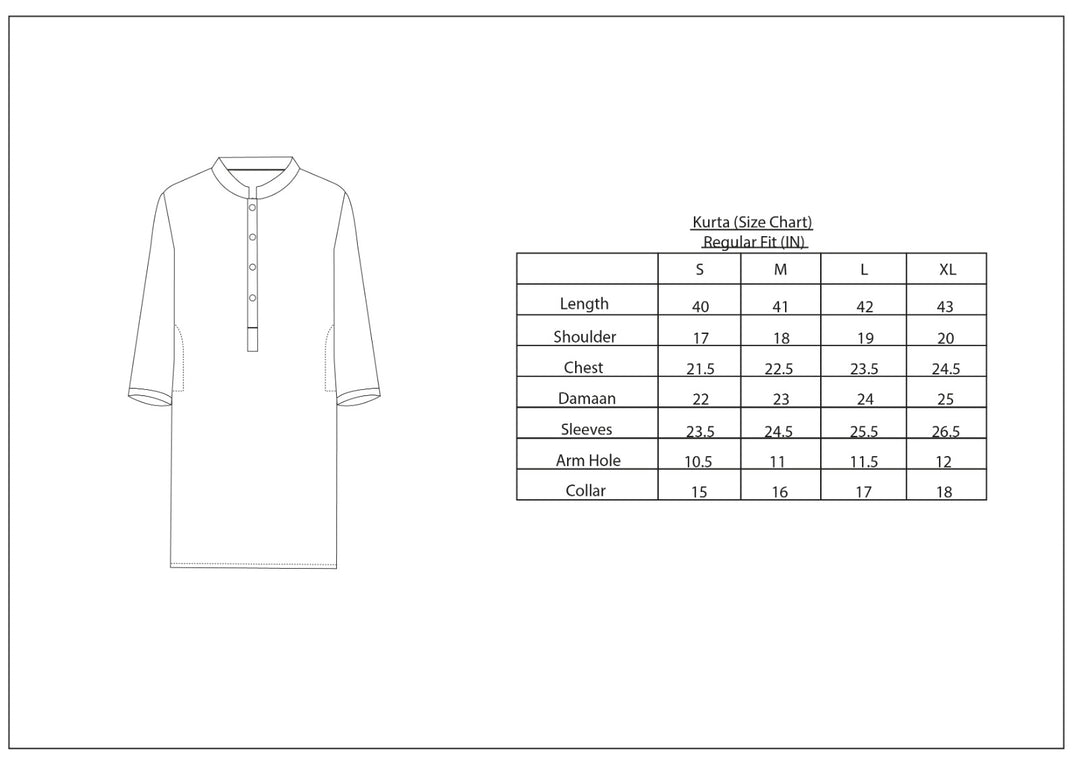 Neerang Off-White Linen Kurta