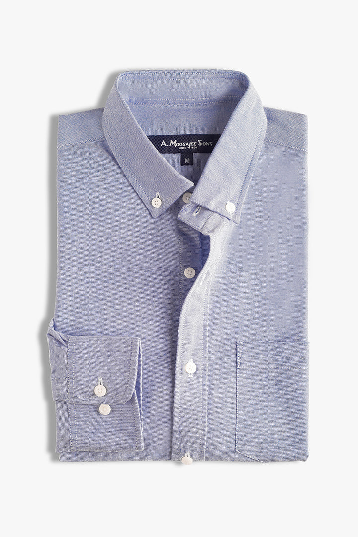 Powder Blue Premium Oxford Button Down Shirt