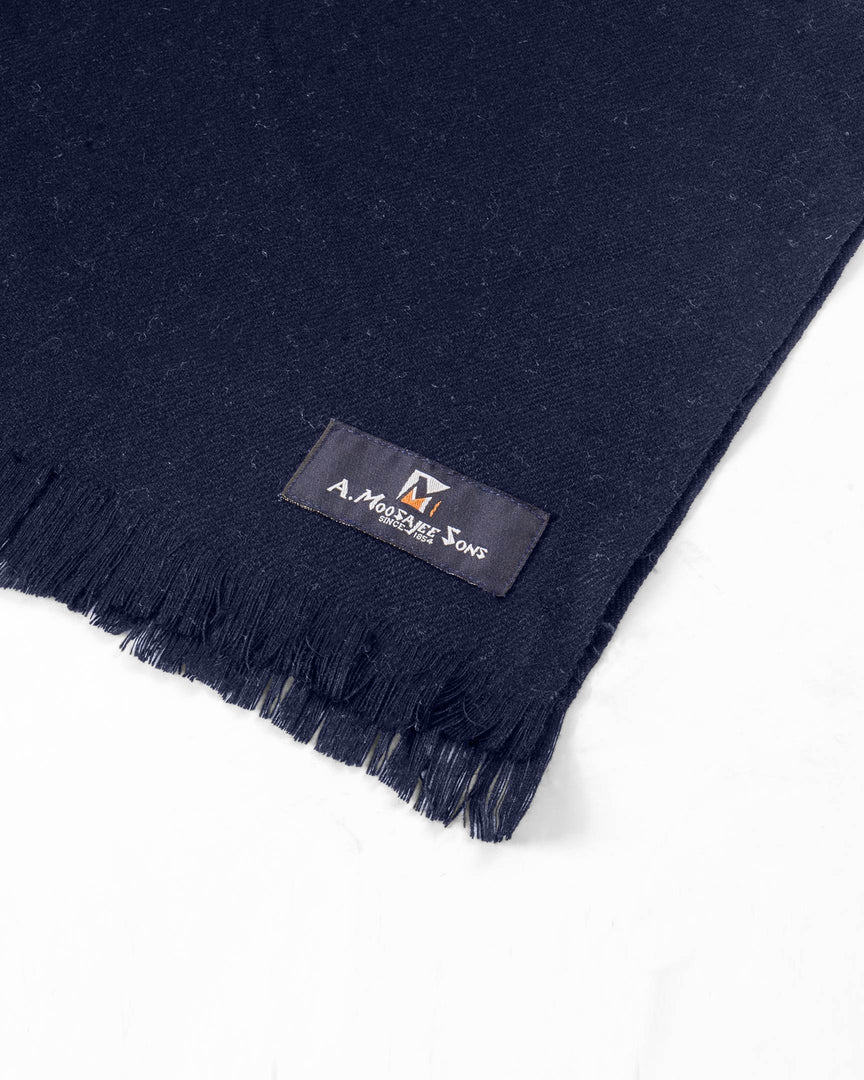 All Wool Navy Cashmere Finish