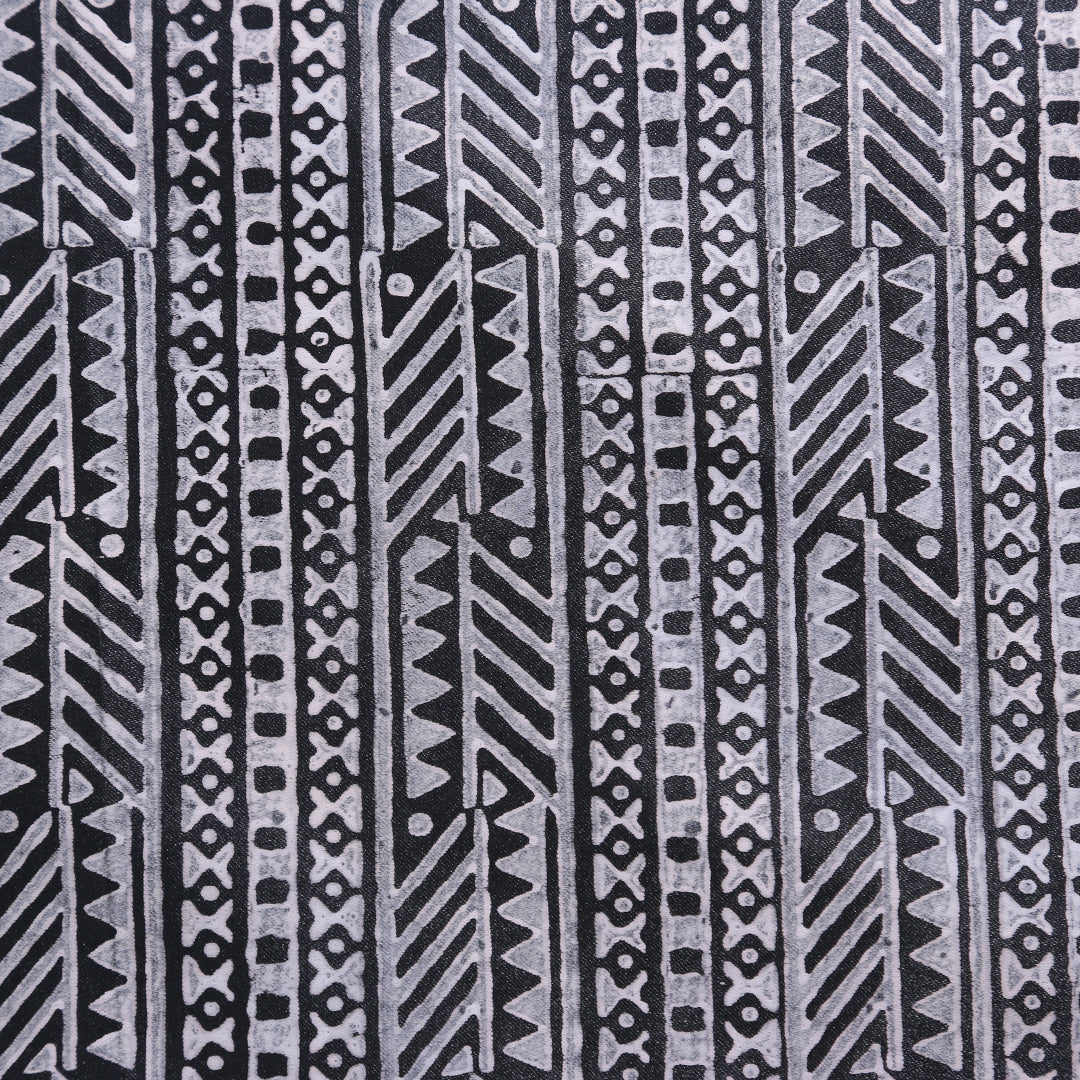 Sawyer Block Printed Pocket Square