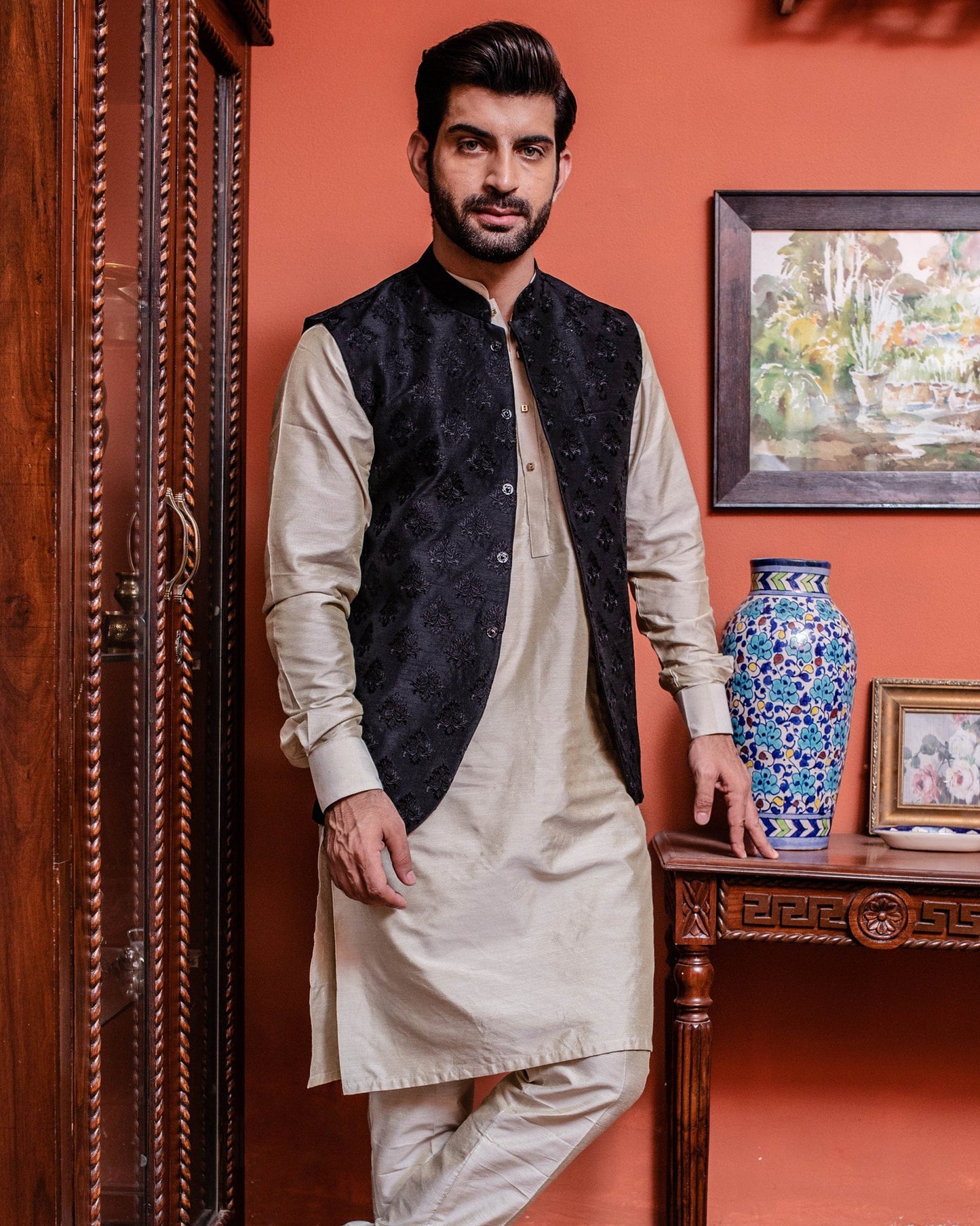 Ebony Waist Coat