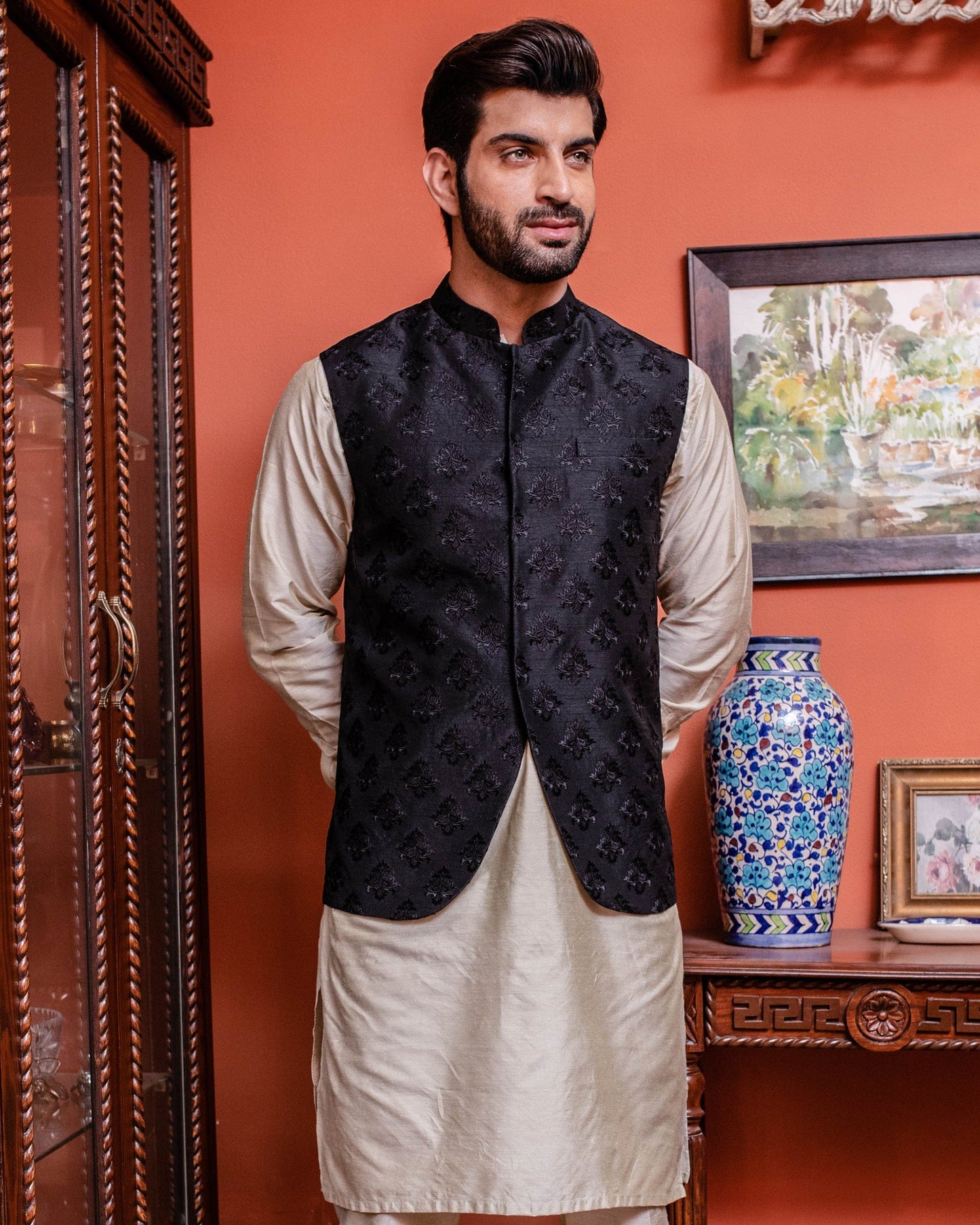 Ebony Waist Coat
