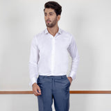 OKT Satin Cotton Shirt White