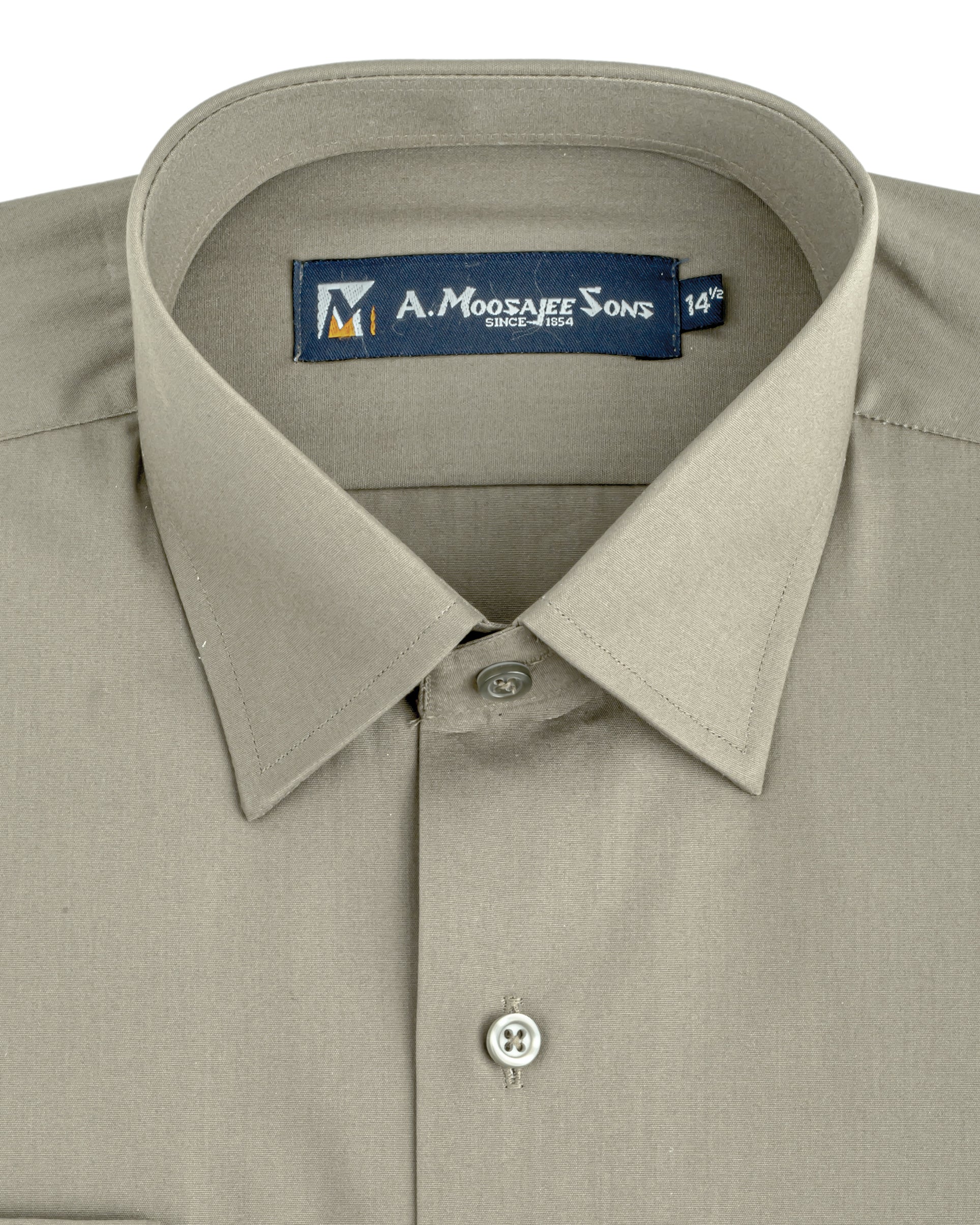 Plain Olive Brown Shirt