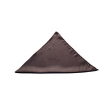 Chocolate Brown Floral Pocket Square