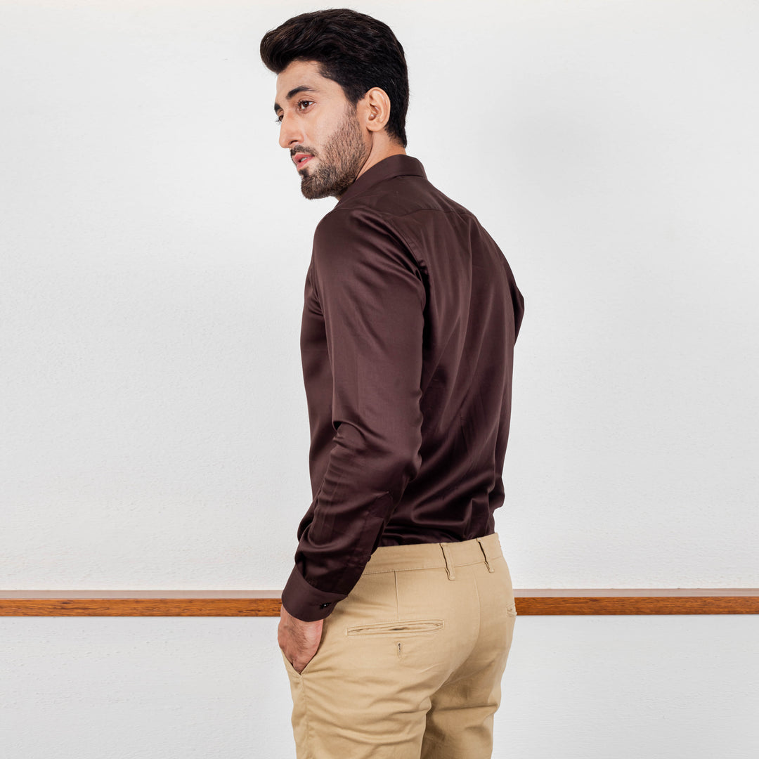 Satin Cotton Brown