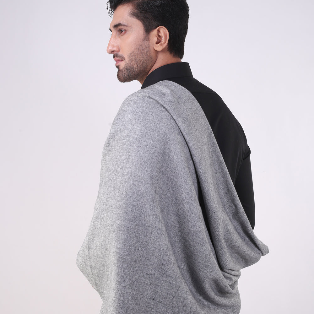 
                  
                    All Wool Silver Grey Shawls with Brick Slub
                  
                