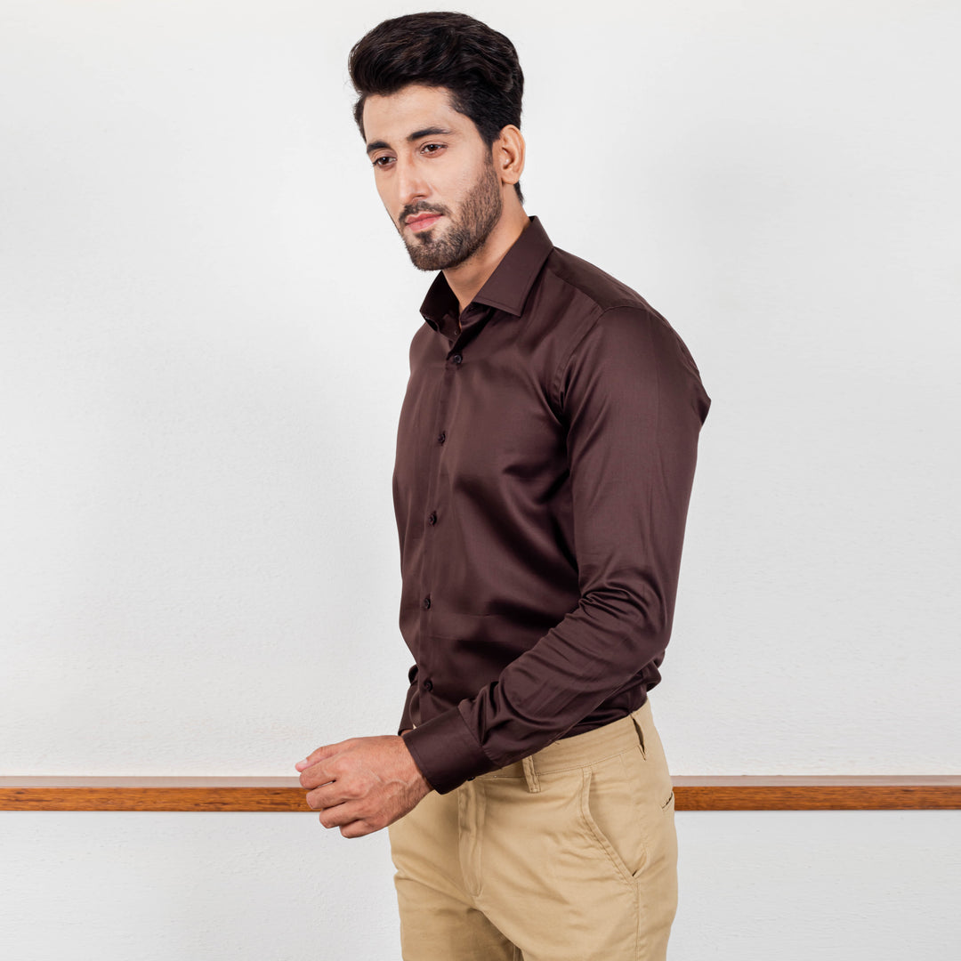 Satin Cotton Brown